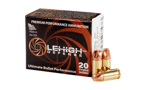 Ammunition Lehigh Defense Xtreme Defense 9mm LEHIGH XTRM DFNS 9MM 90GR 20/200